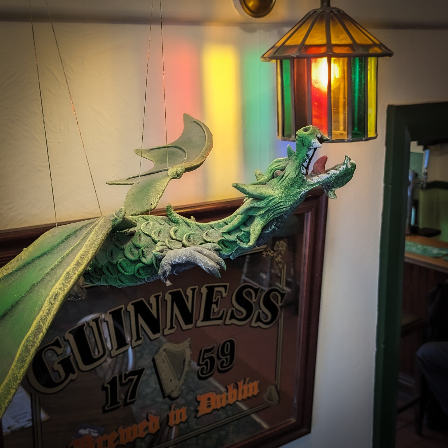 Green Dragon Bungay - Dragon Mirror